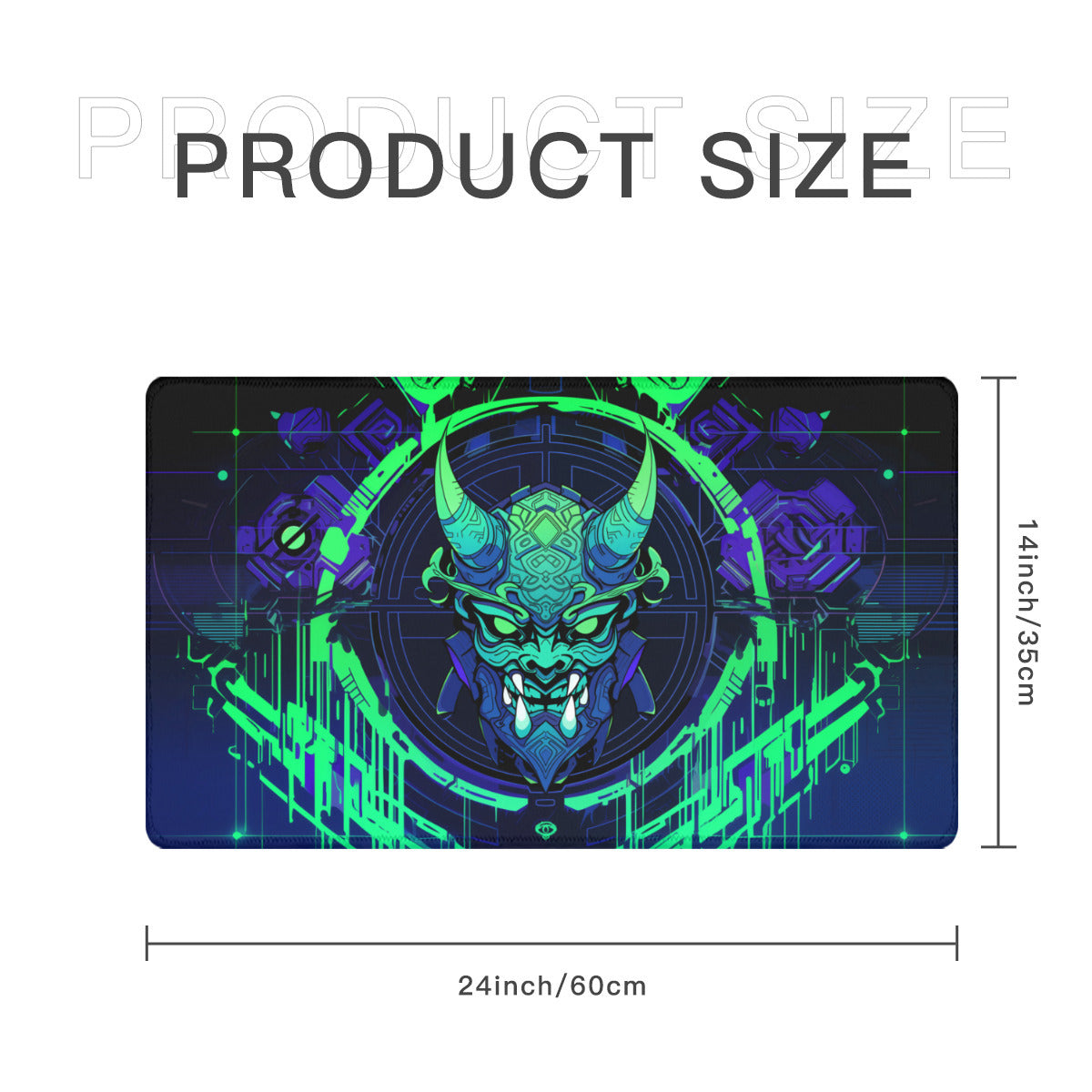 Ghostlight Oni Magus Standard Playmat, Stitched (24x14)