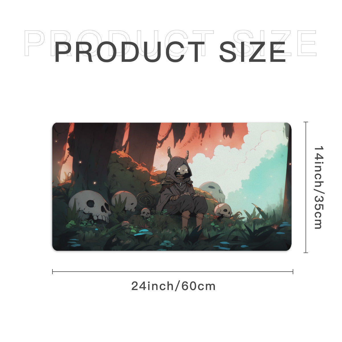 The Skeleton Shepherd Standard Playmat (24x14)