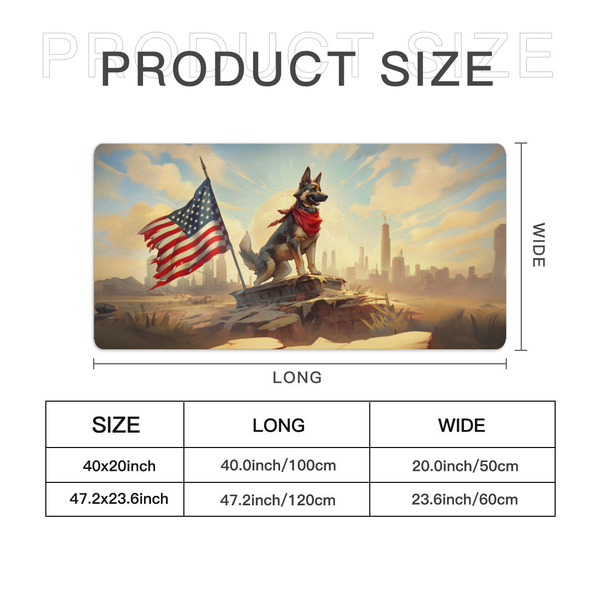 Goodest Boy in the Wasteland XXL (40x20)