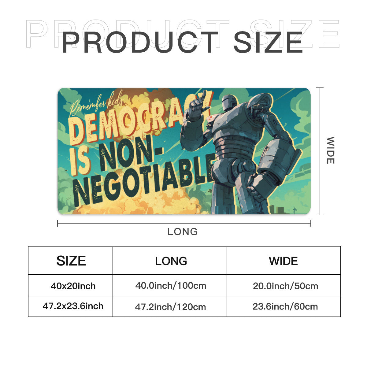 Nuclear-Powered Democracy Robot XXL (40x20)