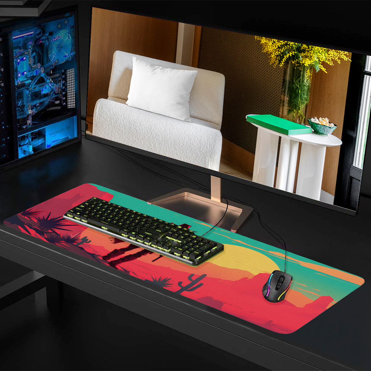 Pistolero Sunrise XL Playmat (35x16)