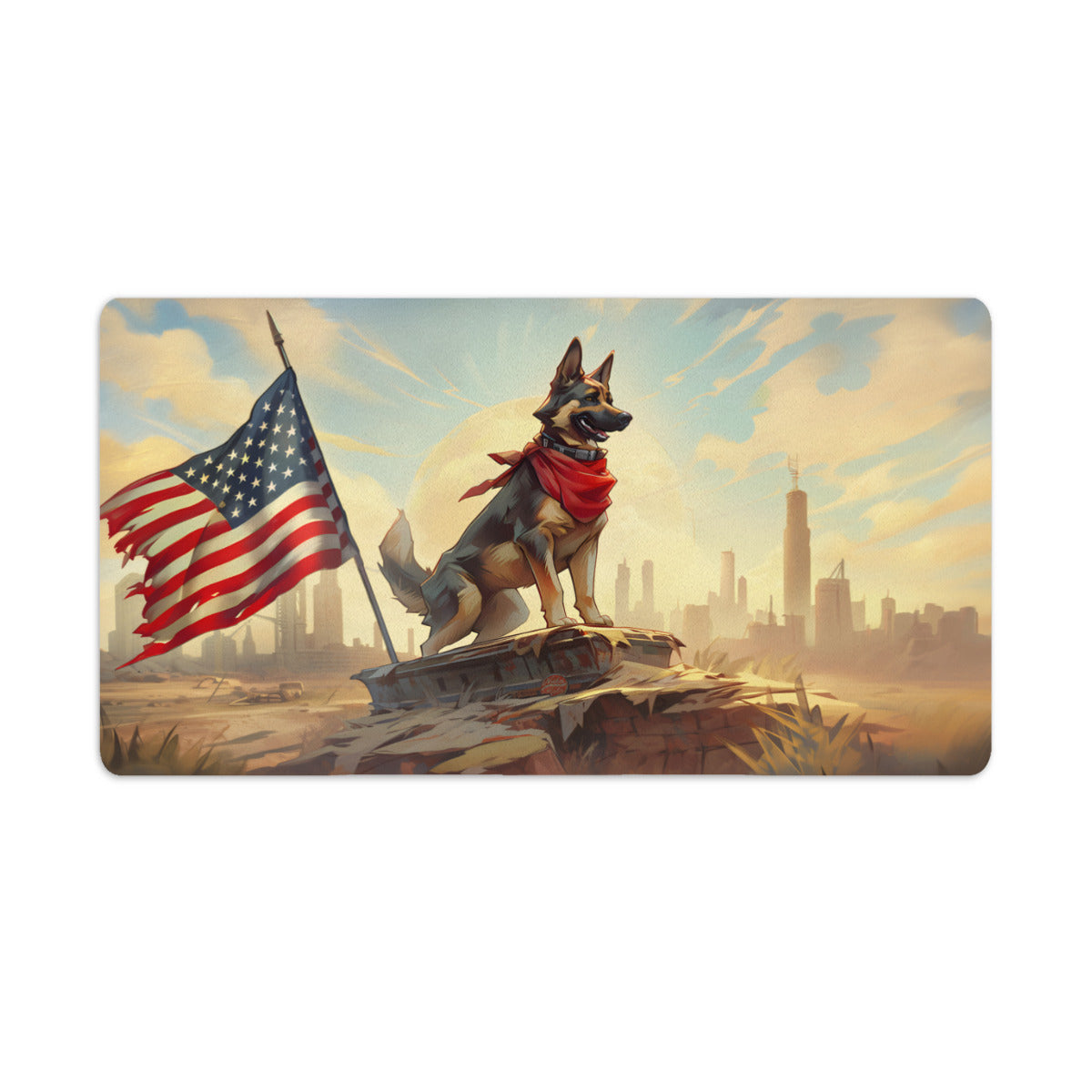 Goodest Boy in the Wasteland Standard Playmat (24x14)