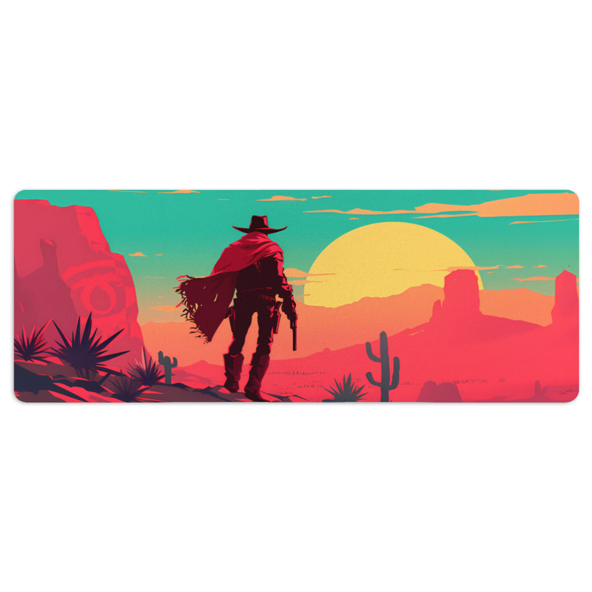 Pistolero Sunrise XL Playmat (35x16)