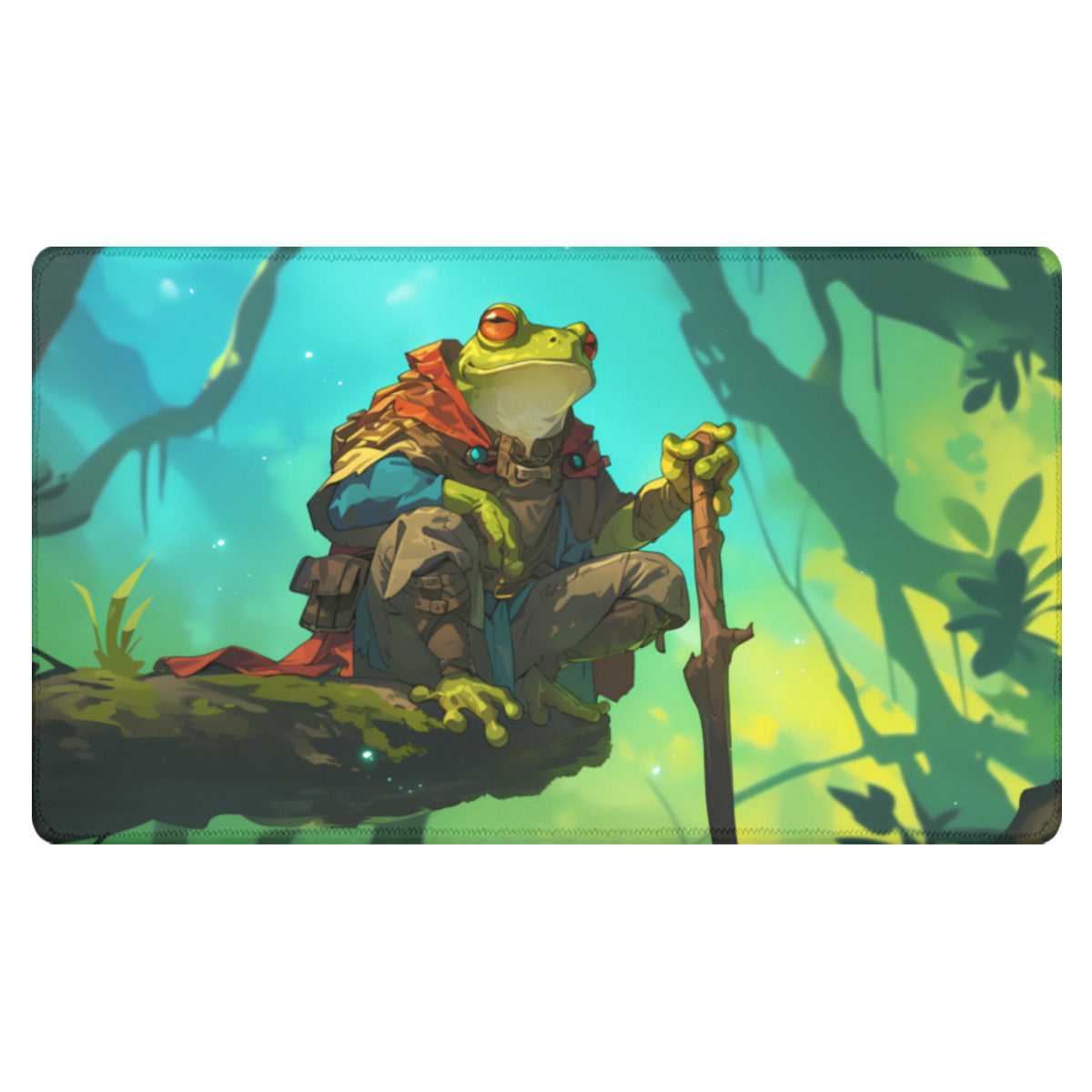 Frog, Rainforest Ranger Standard Playmat, Stitched (24x14)