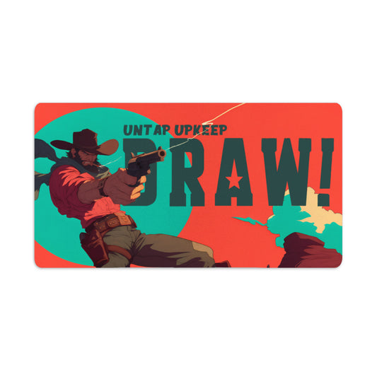 Untap, Upkeep, Draw! Standard Playmat (24x14)