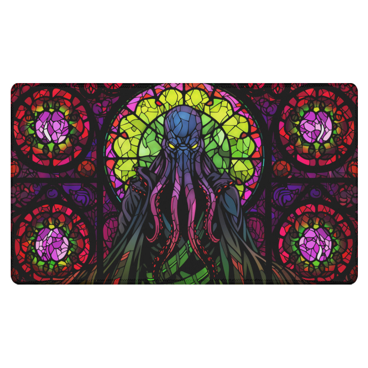 Mindflayer of Stained Glass Standard Playmat, Stitched (24x14)