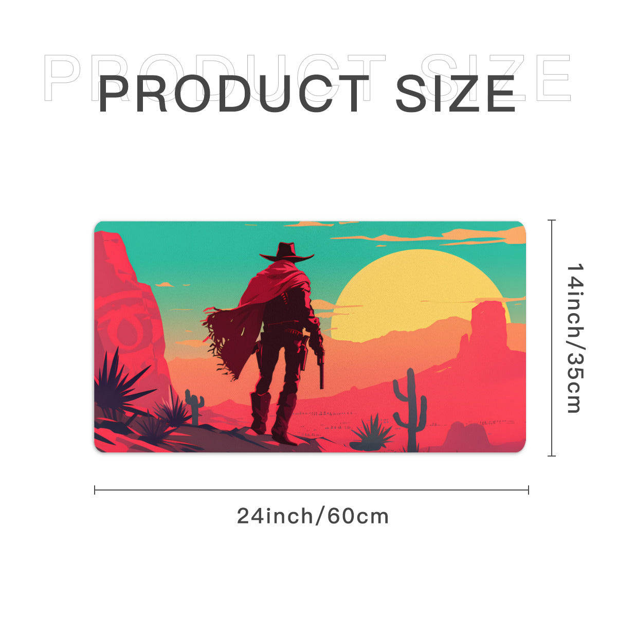 Pistolero Sunrise Standard Playmat (24x14)