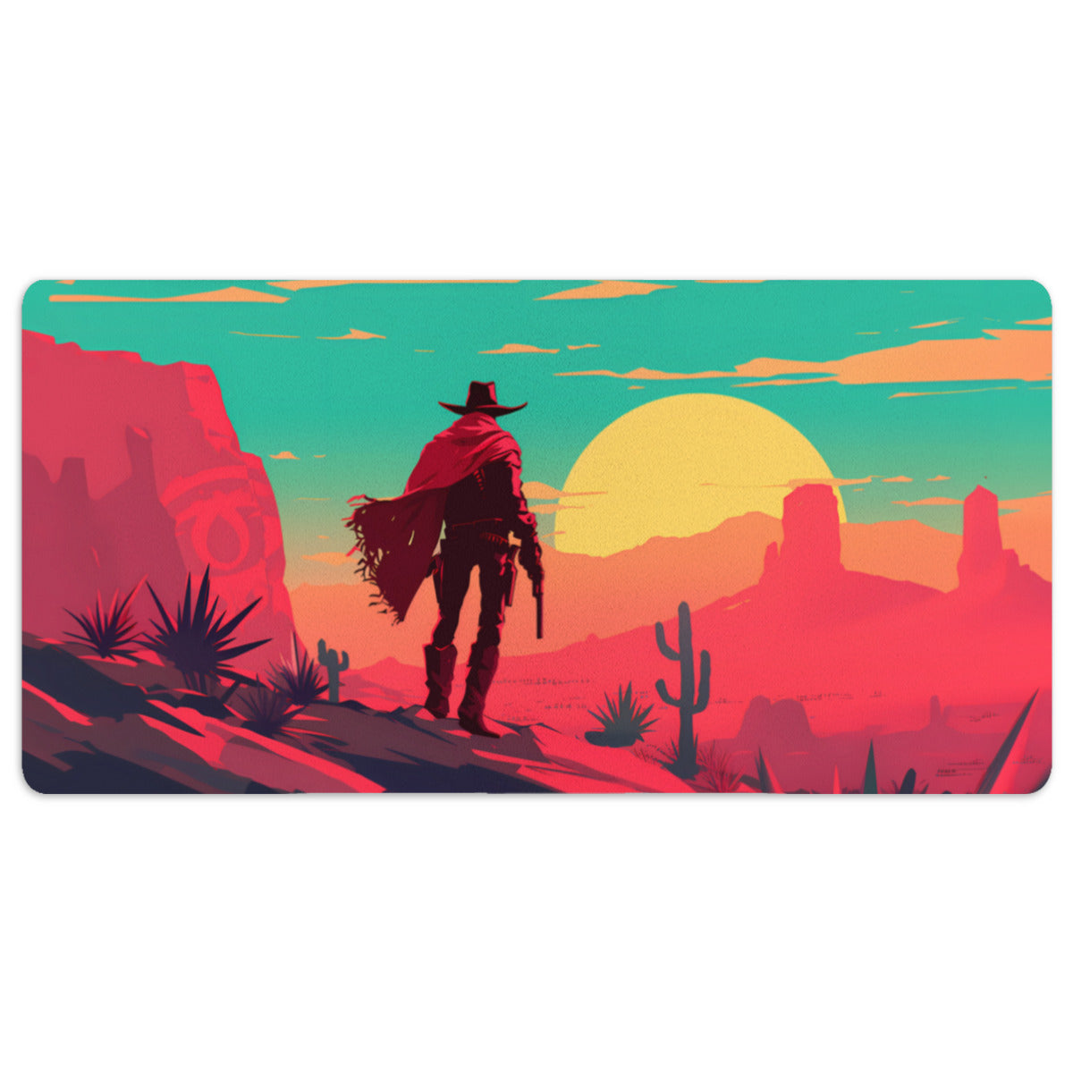 Pistolero Sunrise XXL Playmat (40x20)